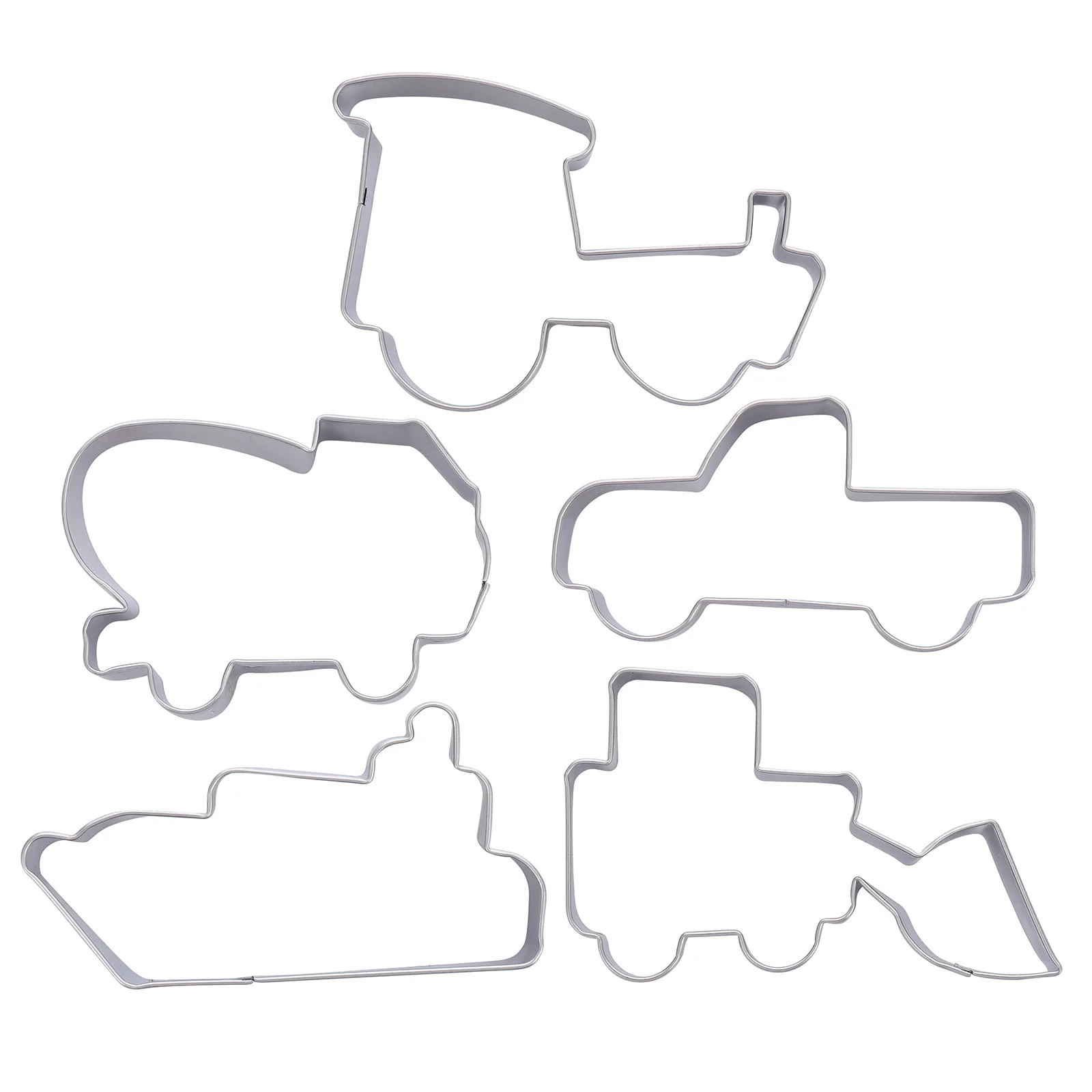 

Cookieholiday Candy Fondant Shapes Kit Diy Molds Cookies Cutout Chocolate Ring Border Baking Mold Cake Animalvehicle