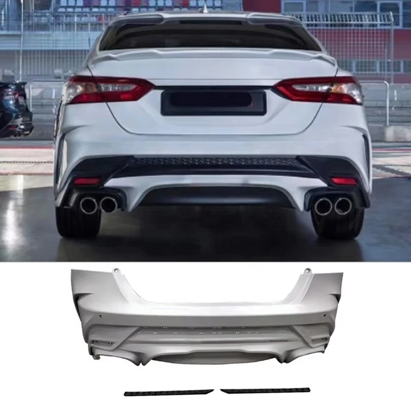 Фото Заводской обвес для Toyota Camry 2018-2021: Модифицированные передний и задний бамперы KHAN №3