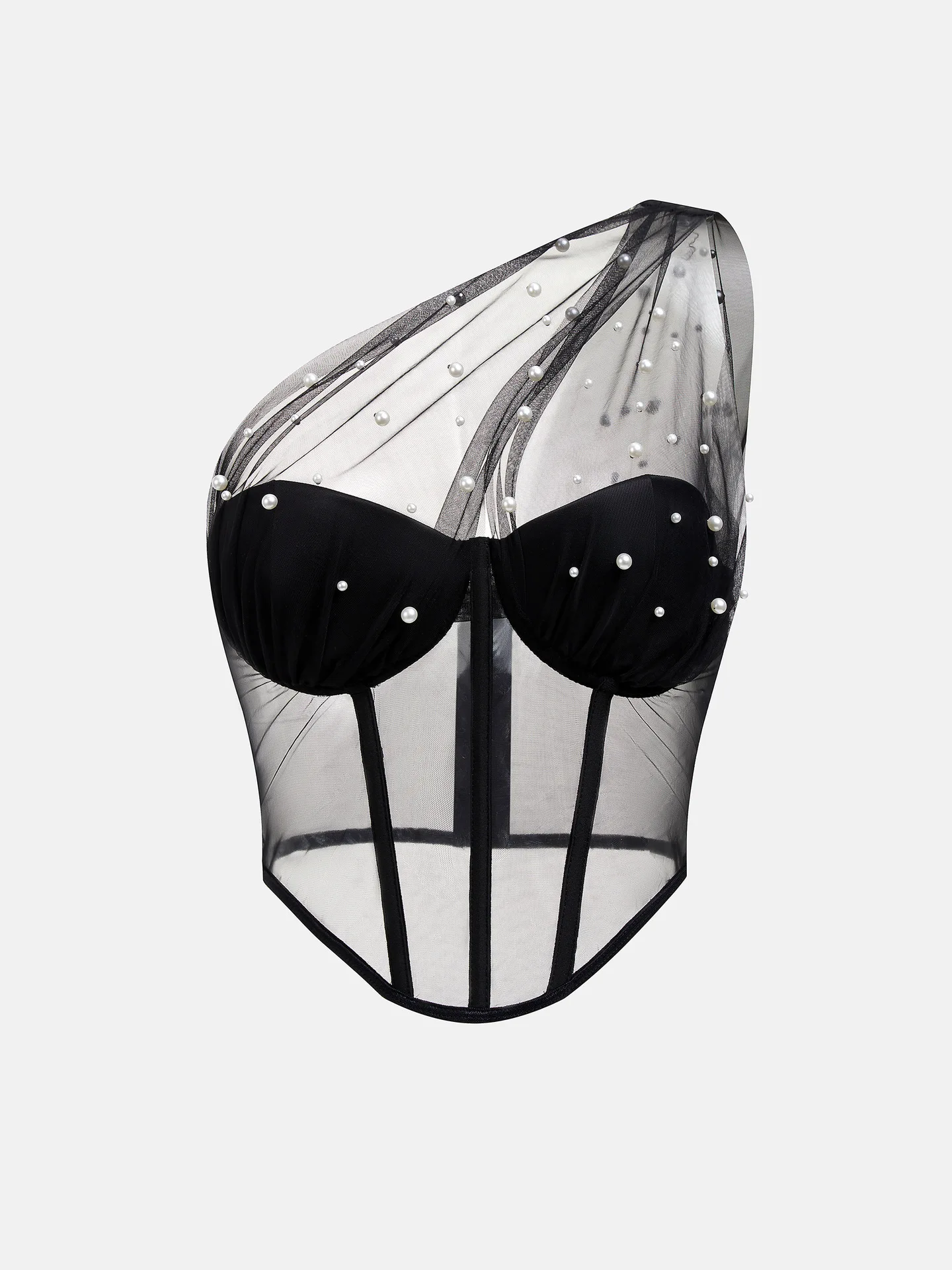 Сексуальный прозрачный сетчатый топ с бисером Женский Топ без рукавов открытой