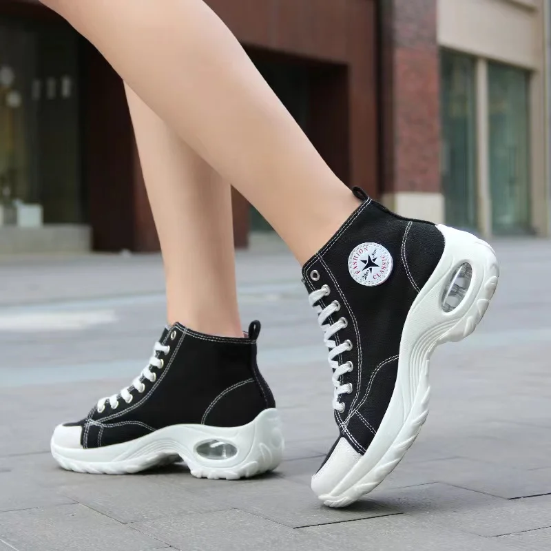 Spring and Summer New Large Sports Women's Shoes Breathable and Comfortable Canvas Fashion Casual Shoes