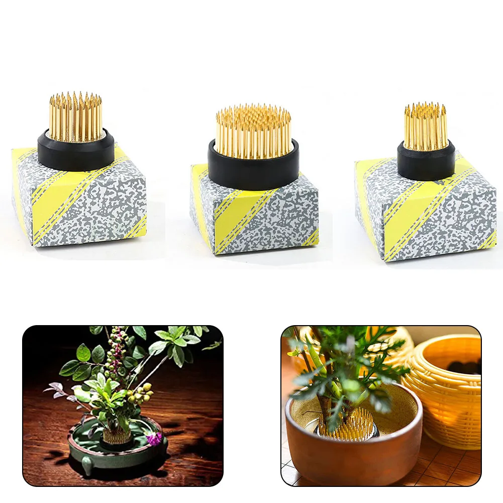 Круглая подставка для цветов Ikebana Kenzan фиксирующая лягушка фиксирующий