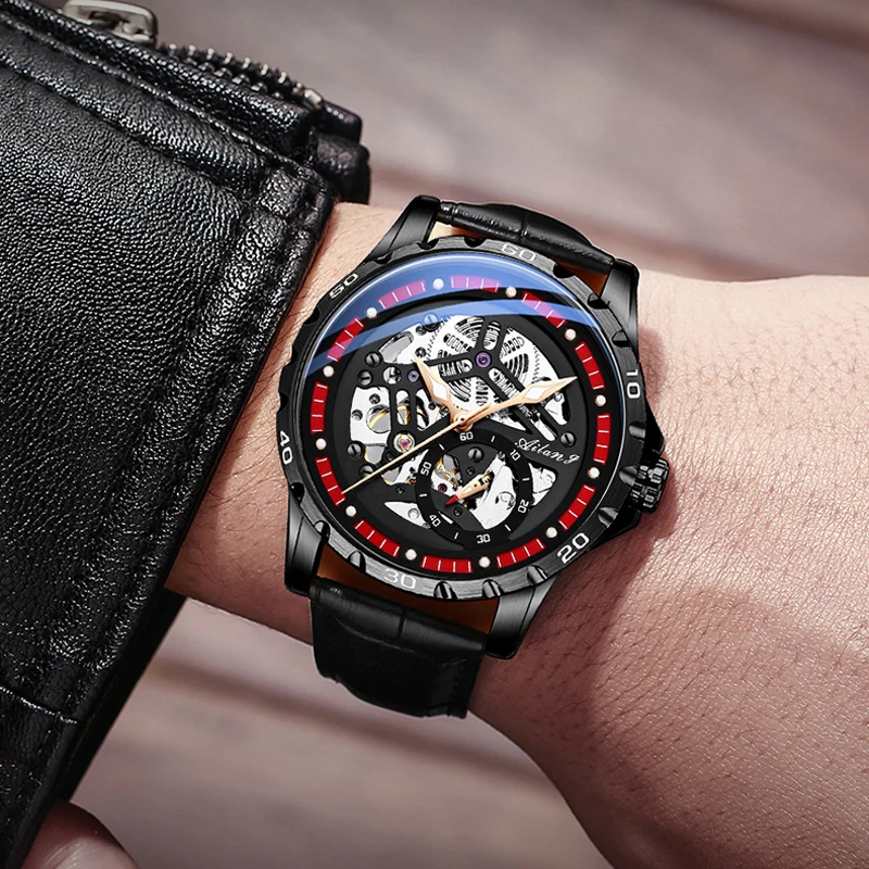 Часы наручные AILANG Мужские механические модные водонепроницаемые светящиеся