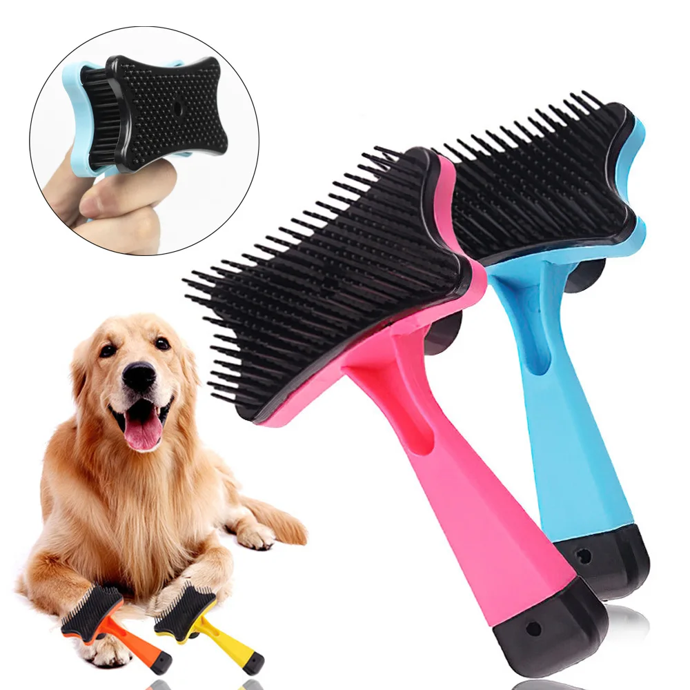

Dog Hair Remover Brush Cat Dog Hair Grooming & Care Comb Pet Cleaning Brush Remove Hair Comb Clean Massage Hair Remover Brush