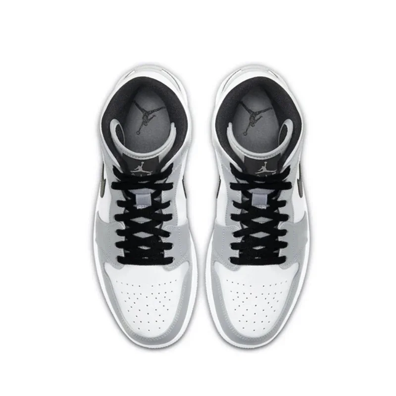 Оригинальные баскетбольные кроссовки Air Jordan 1 ретро средние светло-дымчатые
