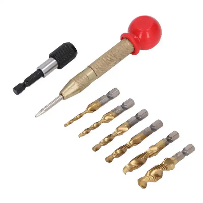

Drill Tap Set High Hardness HSS Drill Taps for Plastic for Aluminum Plate