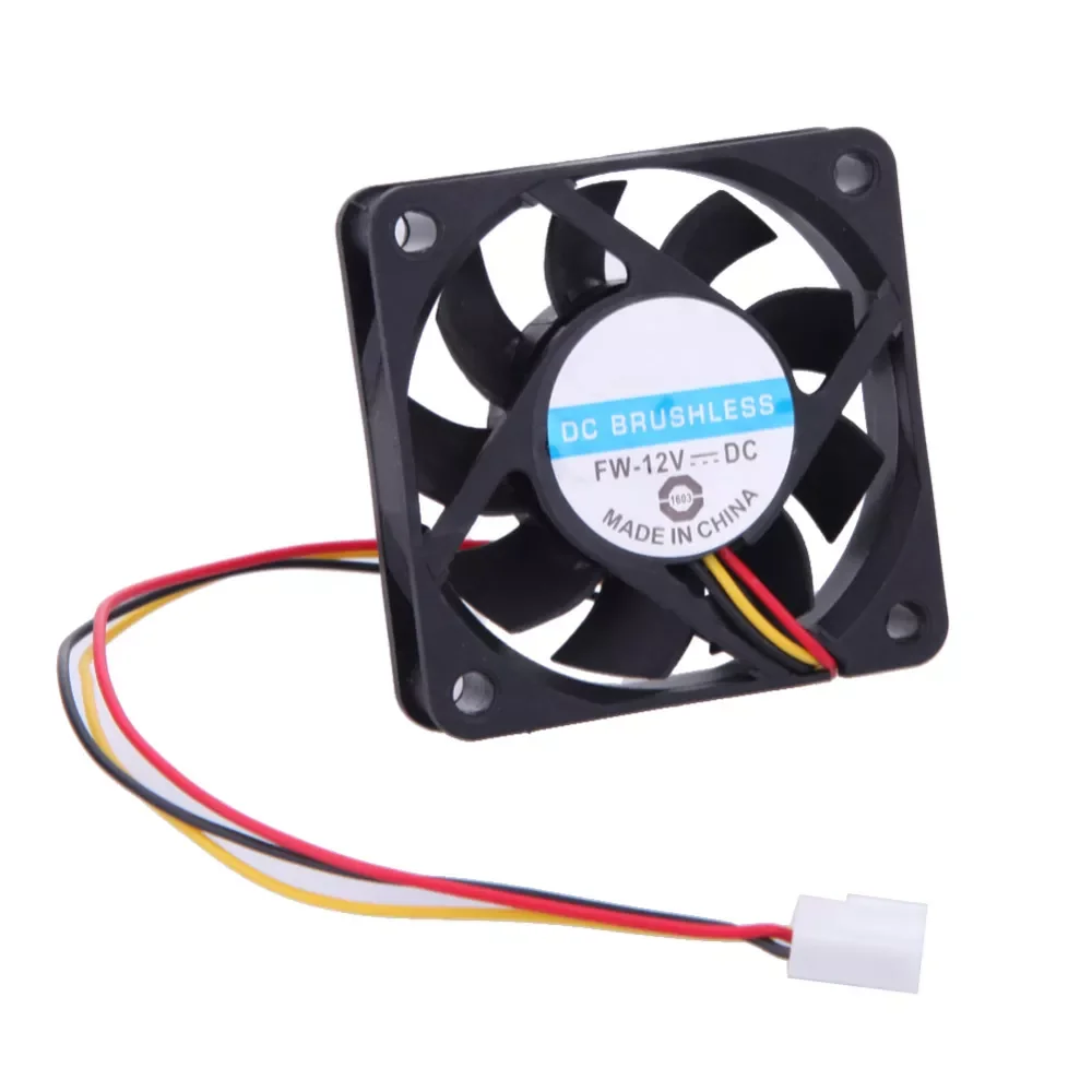 

12V DC 6cm PC Cooling Portable Fan Ball Bearing 3 Pin Connector For P4 For PC CPU