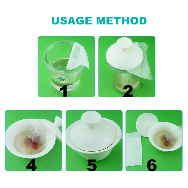 1000 шт. пакетики для чая 60 Х80 мм