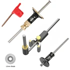 Инструменты для маркировки и маркировки колес для деревообработки, манометр для маркировки, твердый металлический стержень, инструмент для черчения и набросков, измерительные инструменты