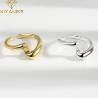 xiyanike simple wave open cuff finger rings for women girls new fashion trendy jewelry ladies gift party wedding %d0%ba%d0%be%d0%bb%d1%8c%d1%86%d0%be %d0%b6%d0%b5%d0%bd%d1%81%d0%ba%d0%be%d0%b5