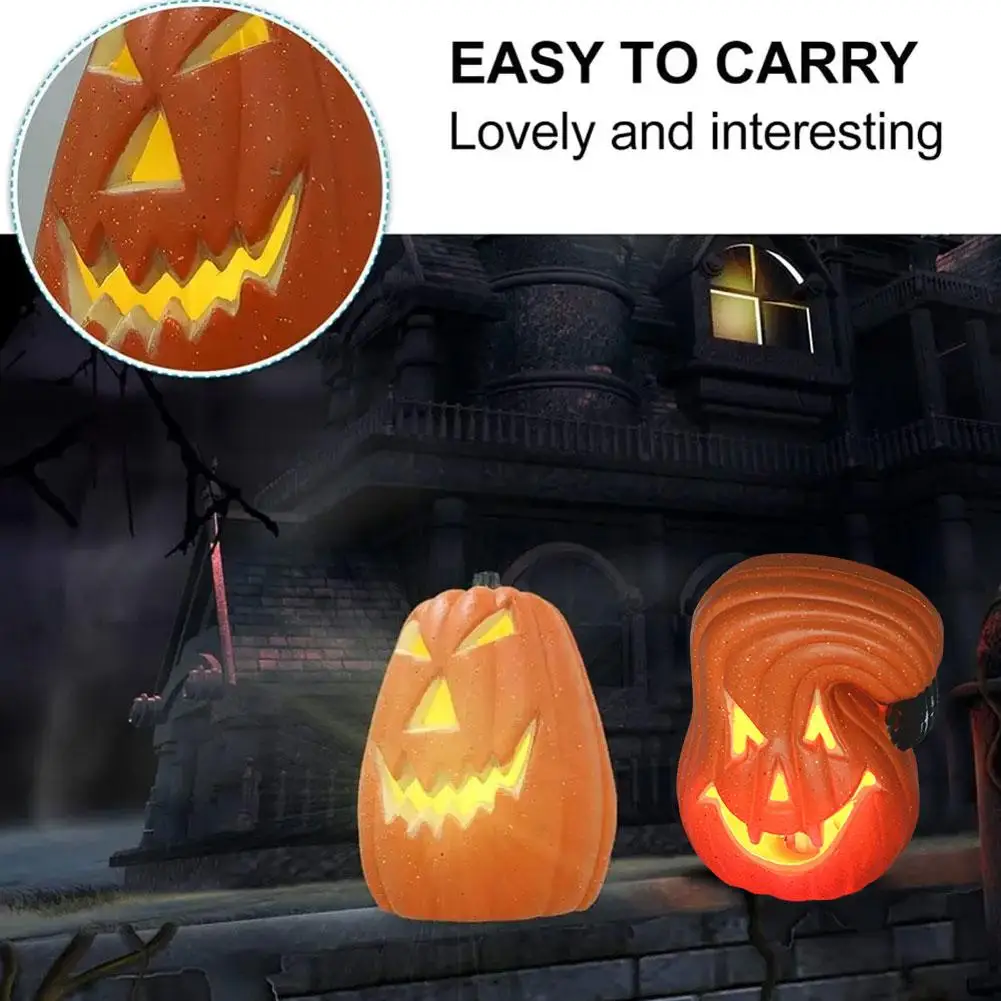 

Halloween Pumpkin Led Light Lamp Creative Lantern Decoration Light Gypsophila Dress Festival Up Glowing Ghost Flashing P6G8
