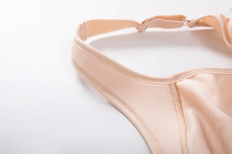 Womens Wire Free Front Closure Bra Full Figure Cotton Posture Back Support Underwear Female Full Coverage Non Padded 36 38 F G H