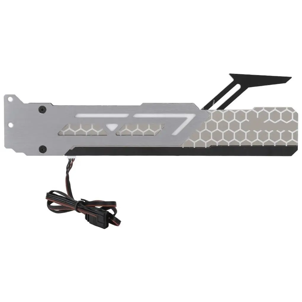 

Компьютер со светодиодной подсветкой поддержка видеокарты держатель Поддержка графического процессора рамка