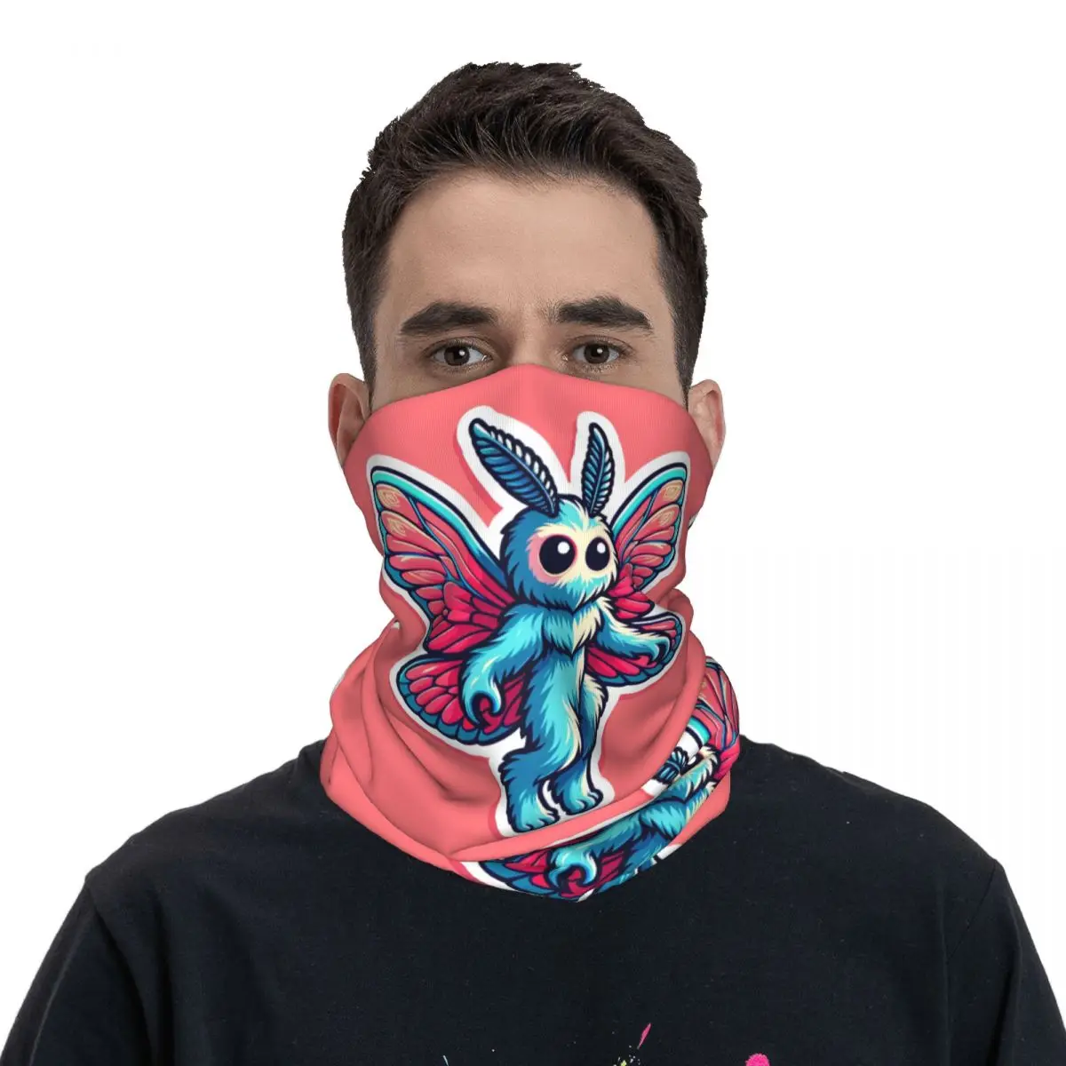Мужской шейный платок Mothman Moth маска для лица из полиэстера