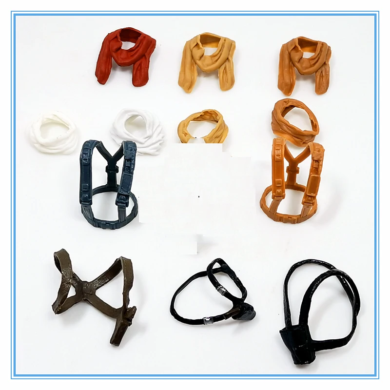 

DIY 1/18 Figure Scarf Vest Accessories Model fit 3.75" Planet Green Valley Acid Rain War Joytoy Special Forces Soldiers Toy