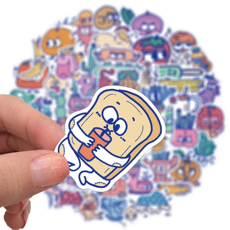 

50PCS Small Monster Cartoon Cute Reward Children Graffiti Waterproof Art Sticker Suitcase Notebook Refrigerator Helmet Wholesale