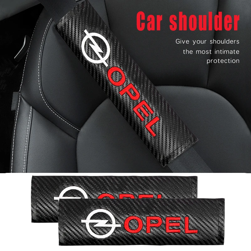 

Car Seat Belt Protective Cover Auto Shoulder Pads Accessories For Opel Astra H G J Insignia Mokka Zafira Corsa Vectra C D Antara