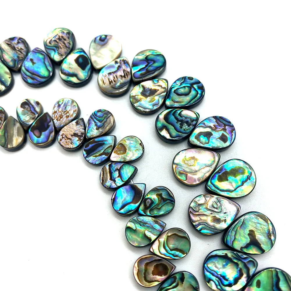 

Natural Abalone Shell Teardrop Loose Beads for Jewelry Making DIY Necklace Earrings Water Drop Shell Beads Jewelry Accessories