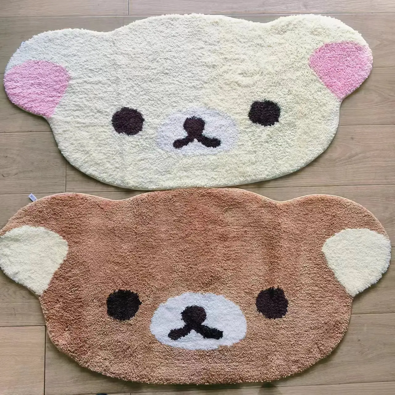 Мультфильм Rilakkumas TurftdRug Kawaii Korilakkuma Bear Мягкий напольный коврик Стул для спальни