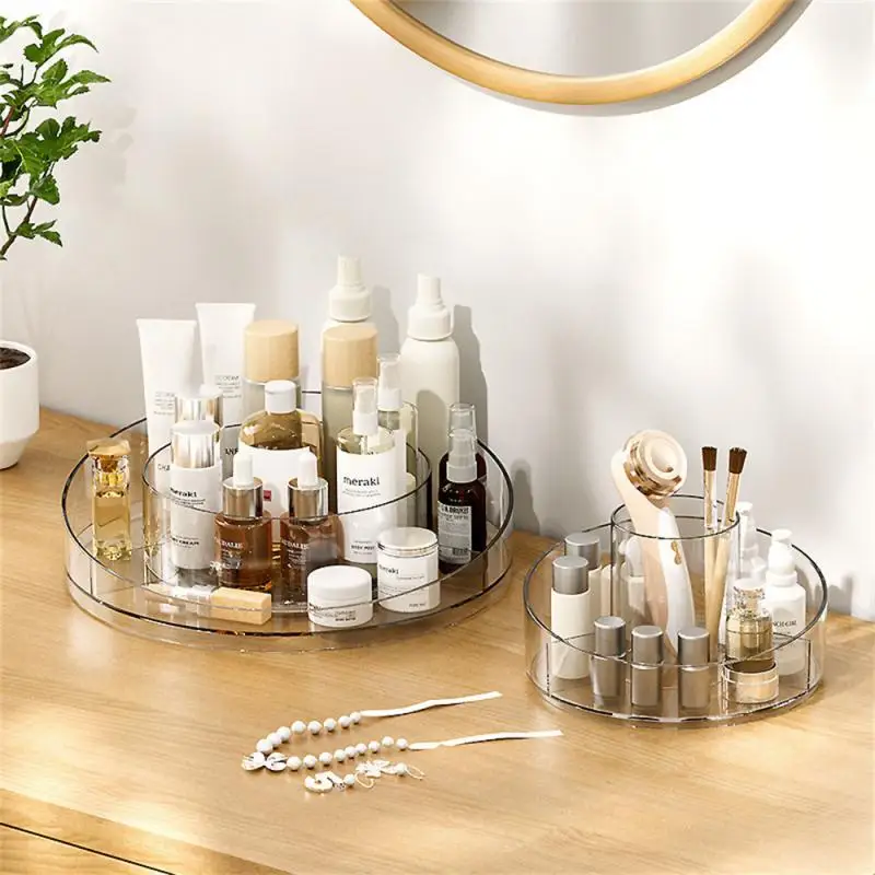 

Cosmetics Storage Storage Rack Fashion Transparent Storage Box Dressing Table Classification Shelf Desktop Household