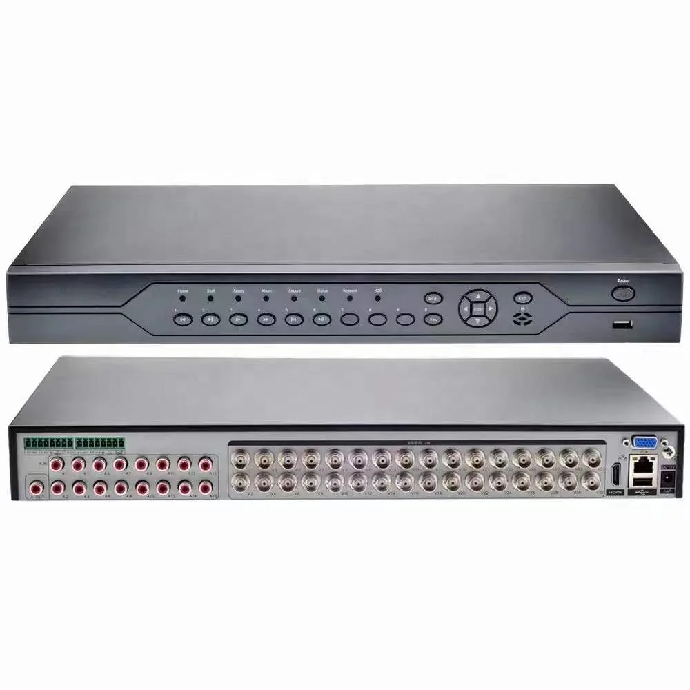 

CCTV Security Systems Recorder 32CH hybrid H.265 Support 2 SATA cctv camera with dvr