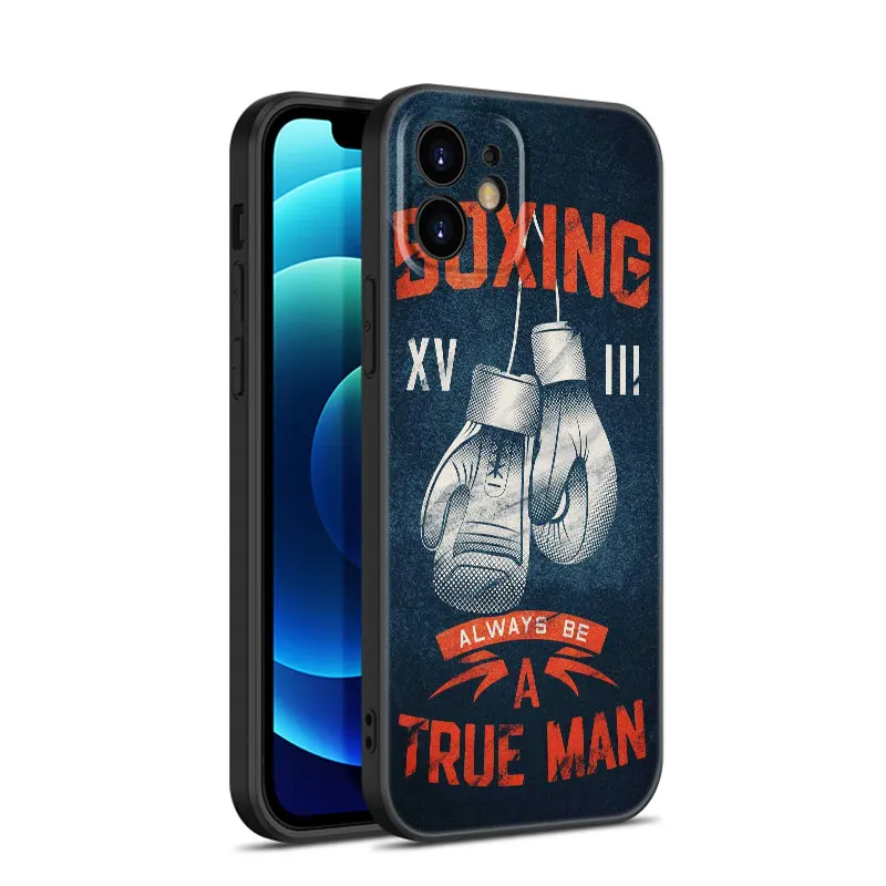 Чехол Super Boxer Mike для телефона Apple iPhone 12 13 Mini 11 14 Pro XS Max 6S 6 7 8 Plus 5S X XR SE 2020 2022 мягкий