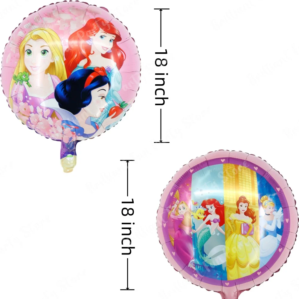 Набор фольгированных воздушных шаров Disney Princess мультяшная принцесса детское