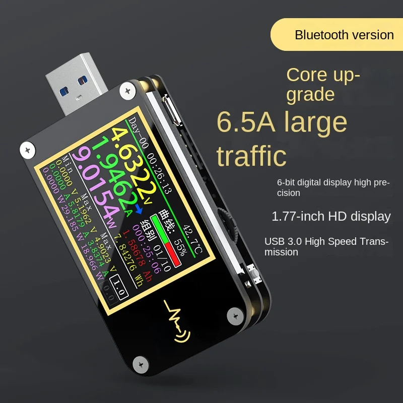 

USB Voltage Ammeter Multi-Function Fast Charge Tester QC/PD Protocol Trap