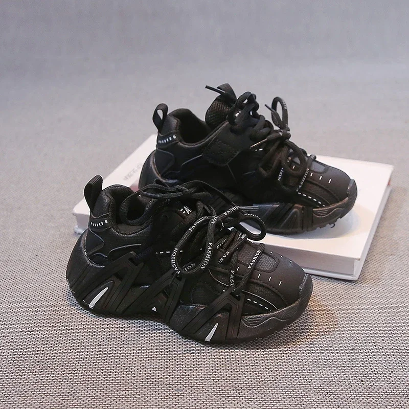 Весенне-осенние детские кроссовки для мальчиков универсальная повседневная