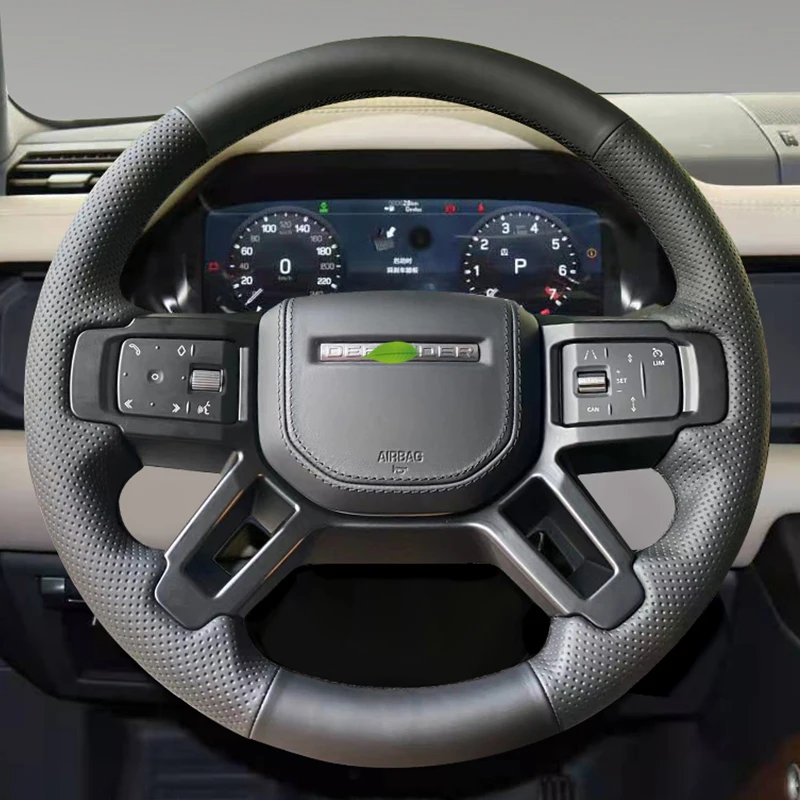 Кожаные аксессуары DIY с ручной строчкой для Land Rover Defender интерьера автомобиля |