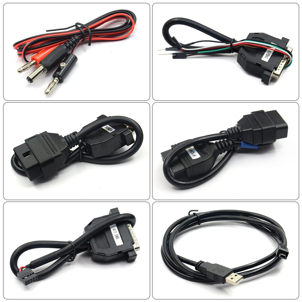 Newest Online Carprog 8.21 Full Adapters with keygen Car Prog V8.21/V10.93 Iprog Pro V86 For Airbag/Radio/IMMO ECU Repair Tool |