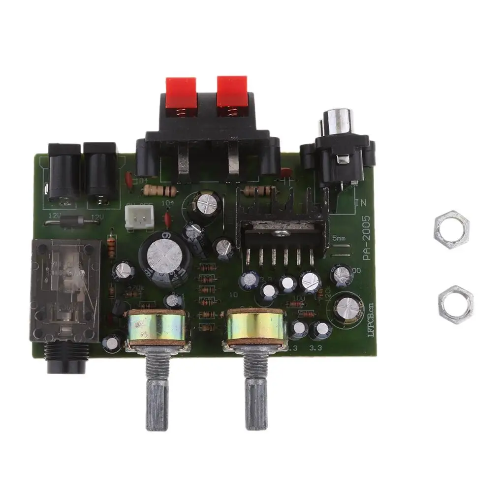60 Вт TDA2005 DC 12 В 2-канальный цифровой аудио стереоусилитель плата