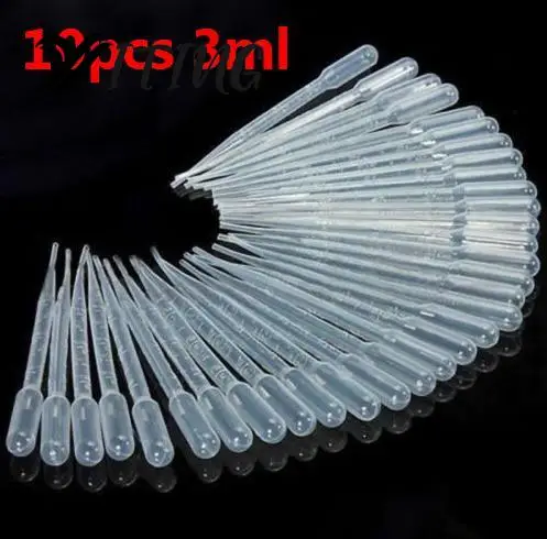 

10Pcs 3ML Plastic Resin Jewelry Tools Disposable Transfer Pipettes Clear For Silicone Mold UV Epoxy Resin Craft Jewelry Making
