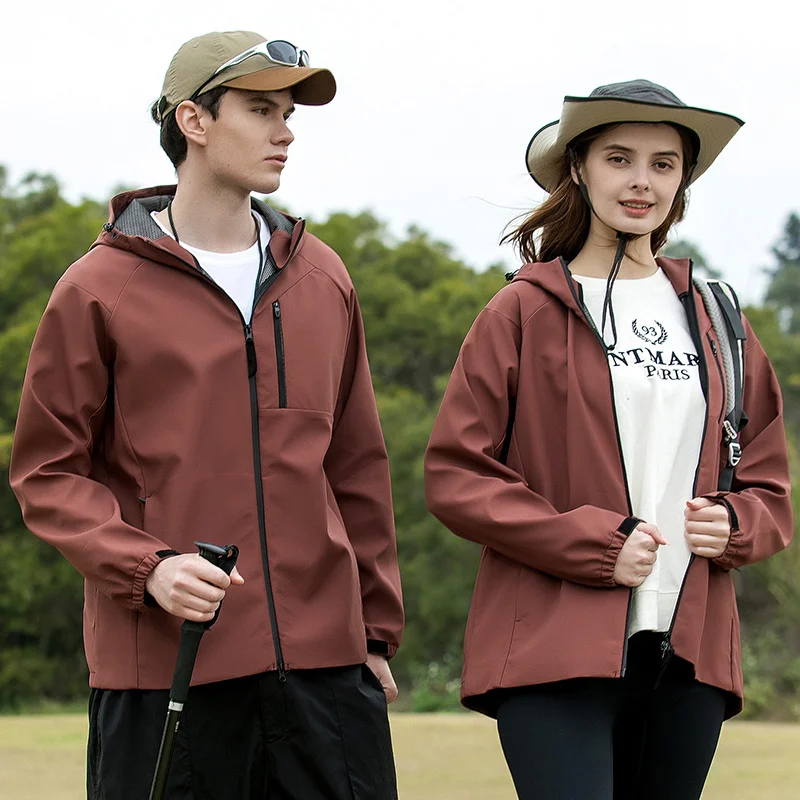 

Unisex's Waterproof Hiking Jacket Antifouling Windproof Windbreaker Camping Hunting Running Trekking Fishing Rain Coats
