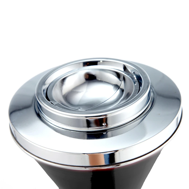 Дешево Этаж стоящую пепельницу с крышкой Нержавеющая сталь антикоррозионные пепельница, для курения аксессуары для Офис сад на открытом воздухе ...