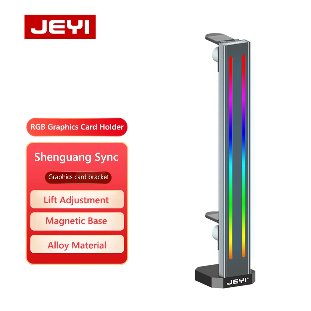 

Штатив для видеокарты Jeyi GPU держатель для карт 5 В 3Pin Rgb Sata 15pin