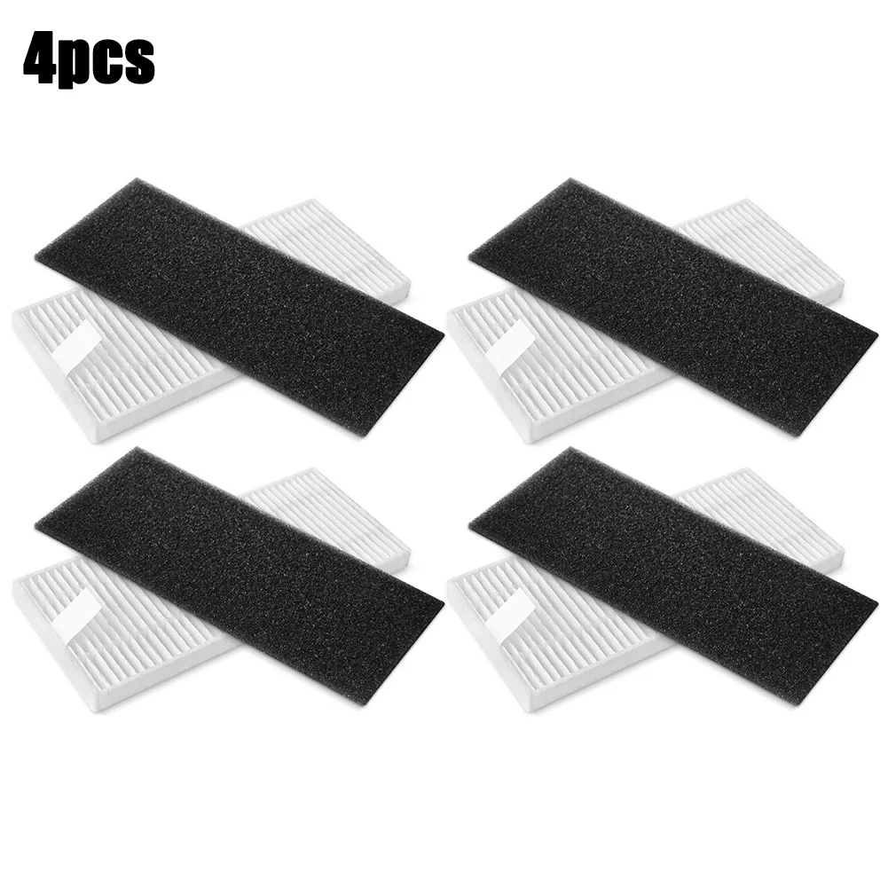 

4pcs HEPA Filters For Neabot NoMo Q11 Robotic Vacuum Cleaner Filters Part For Neabot Sweeper Filters Accessories Cleaning Tool