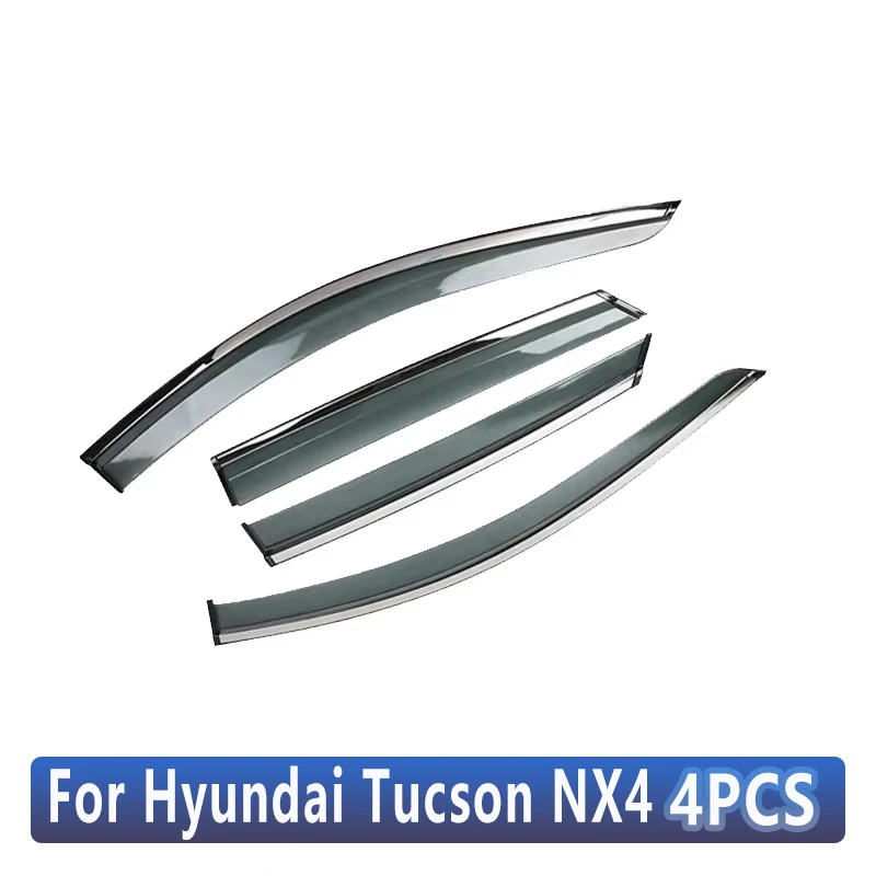 

Автомобильный дефлектор от дождя для Hyundai Tucson L NX4 MK4 LWB, аксессуары 2022 2023 2024 2025, козырек бокового окна, тент, защитная крышка