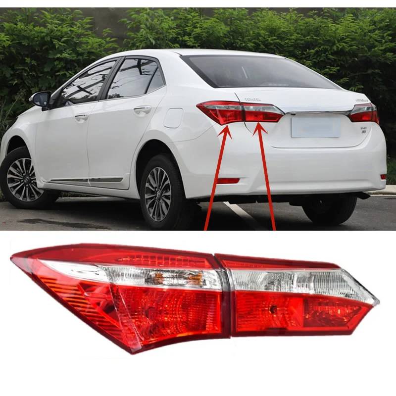 

Outside taillight For Toyota Corolla 2014-2018 car accsesories LED Rear Tail Light Assembly Brake Lamp turn signal Reverse Lamp