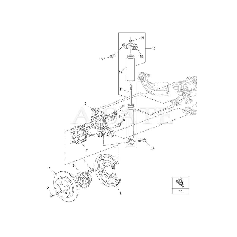 Задняя амортизационная стойка для Opel Insignia A G09 Vauxhall пневматический амортизатор