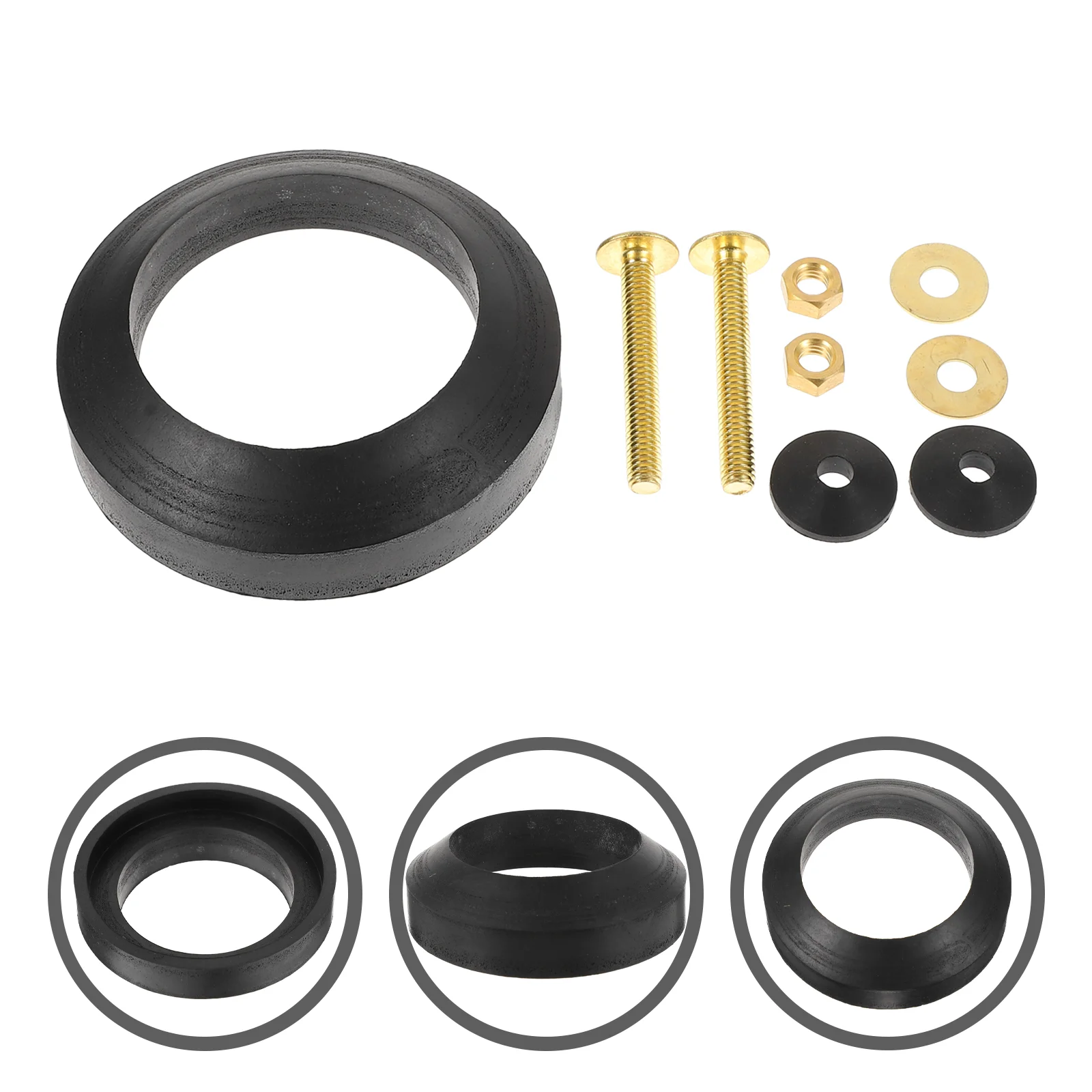 

Toilet Parts Tank Supplies Spare Cistern Bolt Fixing Pan Water Kit Gasket Flush Repair Screws Replacement Kits Repairing