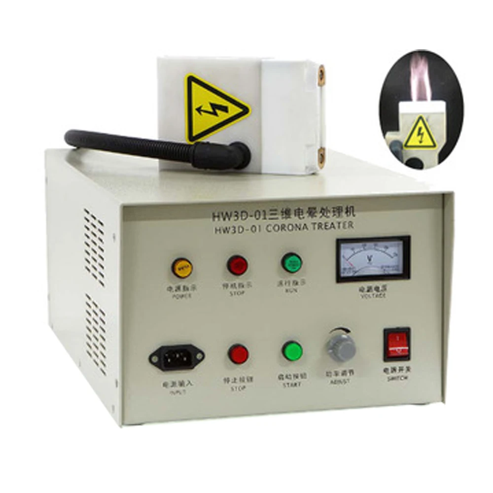 

220 В для пленочной чашки коронавируса, склеивания, плазменной обработки коронавируса, обработки поверхности с одной головкой, 3D машина для сферической обработки коронавируса