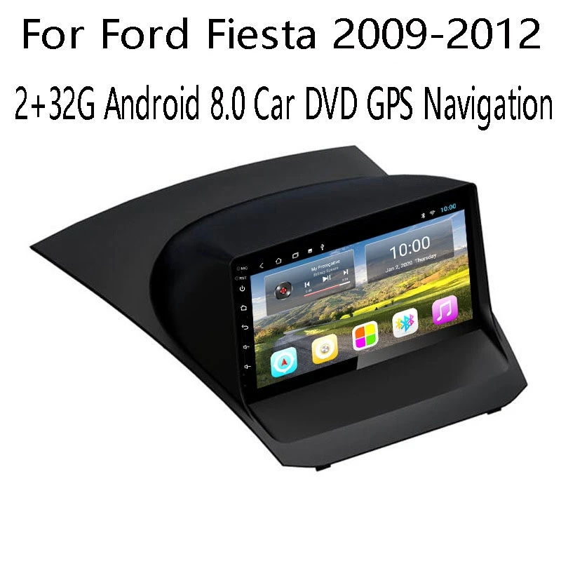 

9 дюймов 2 + 32 ГБ Android 8,0 автомобильный DVD GPS навигатор Автомобильный многофункциональный плеер для Ford Fiesta 2009-2012