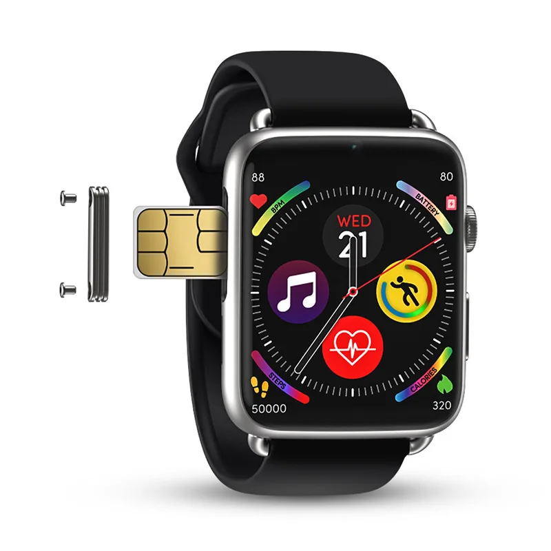 

Powerful Large Screen App Installation Sport Phone HD Camera Fitness GPS Navigation SIM Card Wifi Video 4G Android Smart Watch