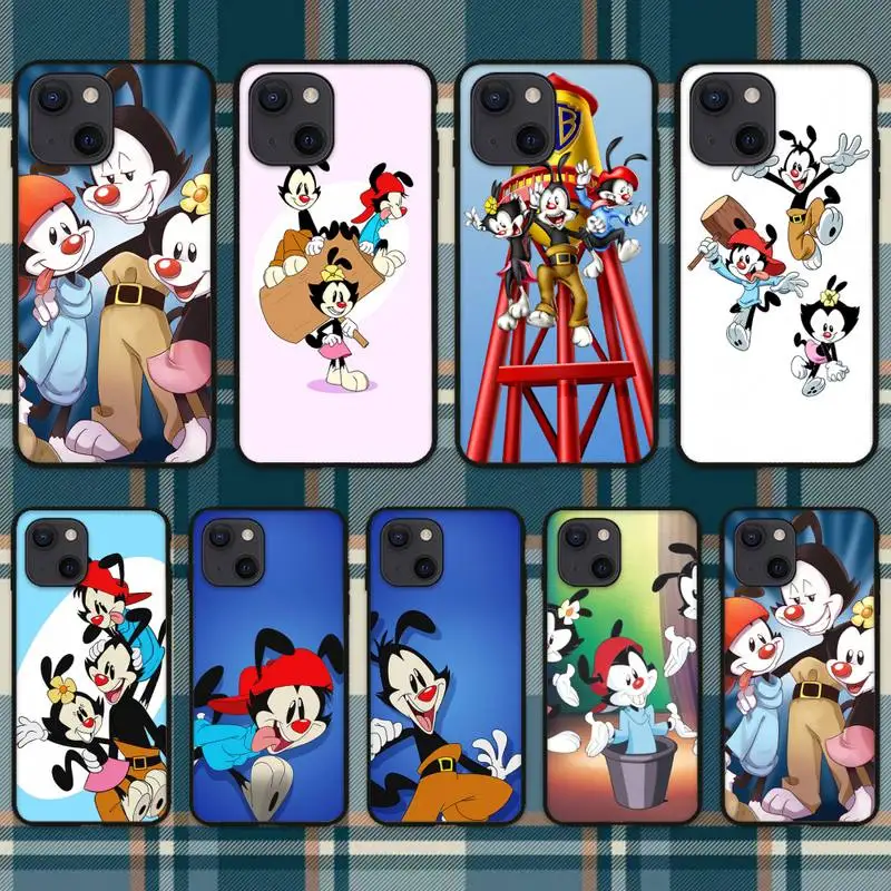 

Animaniacs Cartoon Phone Case For iPhone 11 12 Mini 13 Pro XS Max X 8 7 6s Plus 5 SE XR Shell