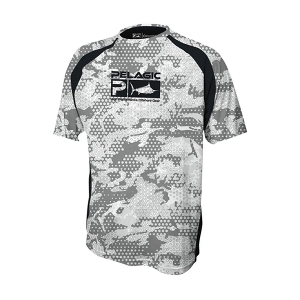 Summer  Fishing Shirts Short Sleeve UV Protection T-Shirts Camisa De Pesca UPF 50 Hiking Jerseys Quick Dry Fishing Tops enlarge