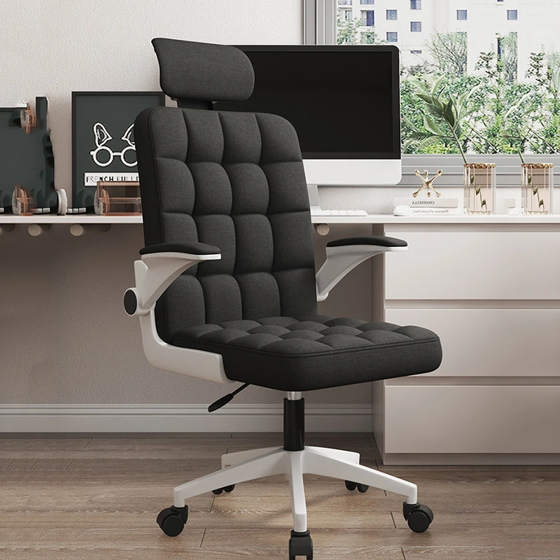 

Adjustable Luxury Pillow Office Chair Cushion Handle Leather Professional Swivel Chair Work Silla Giratoria Office Furniture