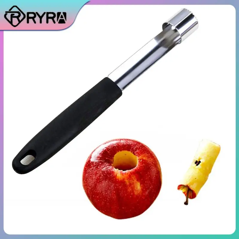 

New Apple Corer Portable Stainless Steel Core Remove Pit Pear Fruit Vegetable Tools Cutter Seeder Slicer 1pcs Red Dates Corers