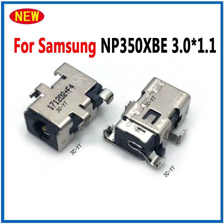 1-10PCS New Laptop DC Power Jack Socket Plug Charging Port Connector For Samsung NP350XBE 3.0*1.1