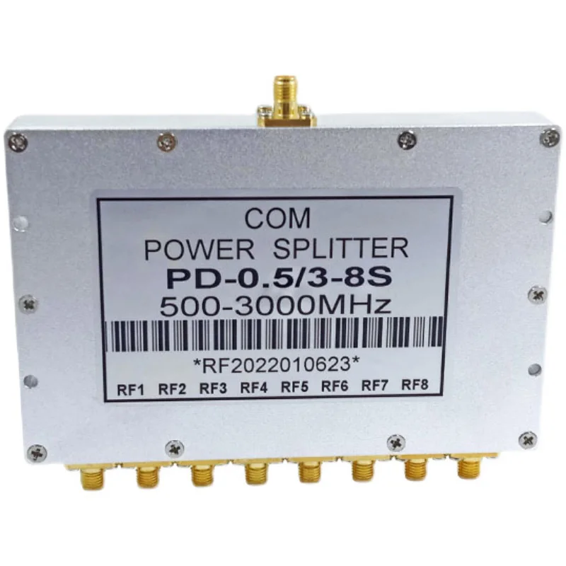 1PCS 8 Way SMA Power Splitter 500mhz~3000MHz,SMA Female Power Divider Signal Cable Splitter Female Divider Distributor 2.4G 5.8G