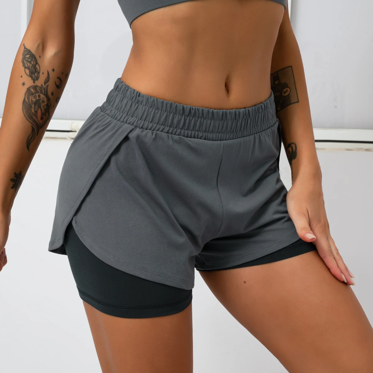 

Women Yoga Shorts Sports Lifting Sportswear Fitness Seamless Joggers Athletic Active Exercise Gym Clothes Running Shorts